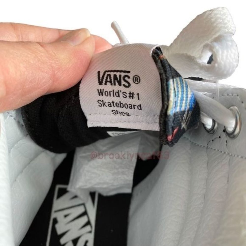 Vans Sk8 High Sneaker Black Reissue Pool Vibes 5.5, 4 - Picture 10 of 15